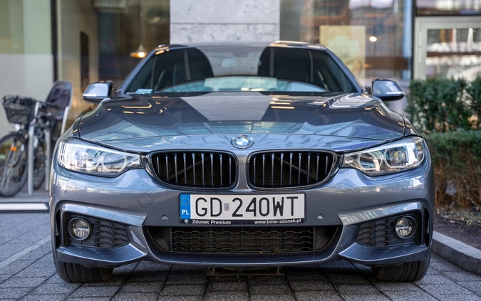 BMW Seria 4 cena 136000 przebieg: 42500, rok produkcji 2019 z Gdańsk małe 191